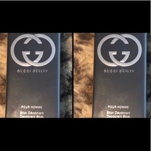 Gucci Guilty Pour Homme Deodorant Sticks Two 2.4oz